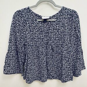 Flowy Floral Printed Tunic Top